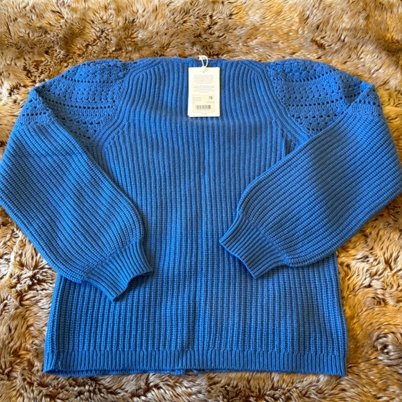 Sezane Moira Jumper Bleu D'hiver - Size L - Picture 8 of 8